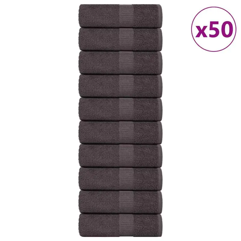 Ręczniki, FROGN, 50 szt., antracyt, 15x21 cm, 360 g/m²