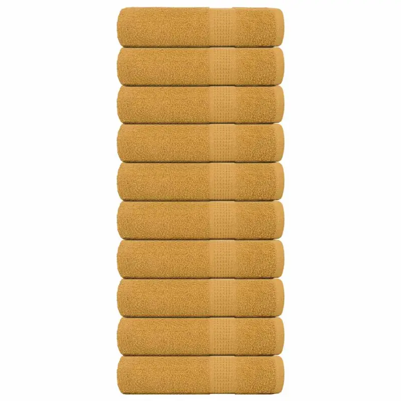 Ręczniki do rąk FROGN 10 szt. Złoty 50x100 cm 360 g/m²