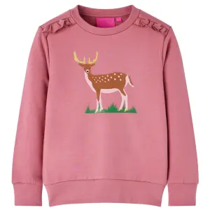 Bluza dziecięca, malinowa, 104