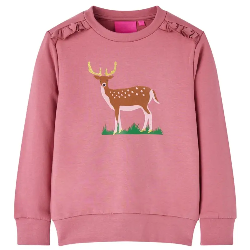 Bluza dziecięca, malinowa, 104