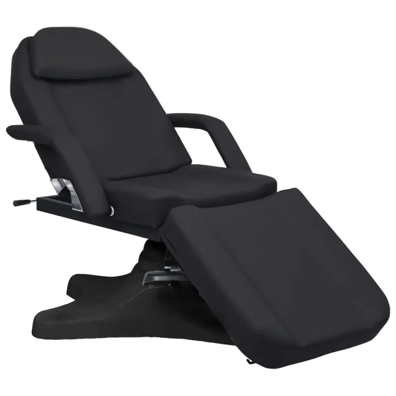 Massage Stół do masażu, czarny, 180x62x(86,5-118) cm