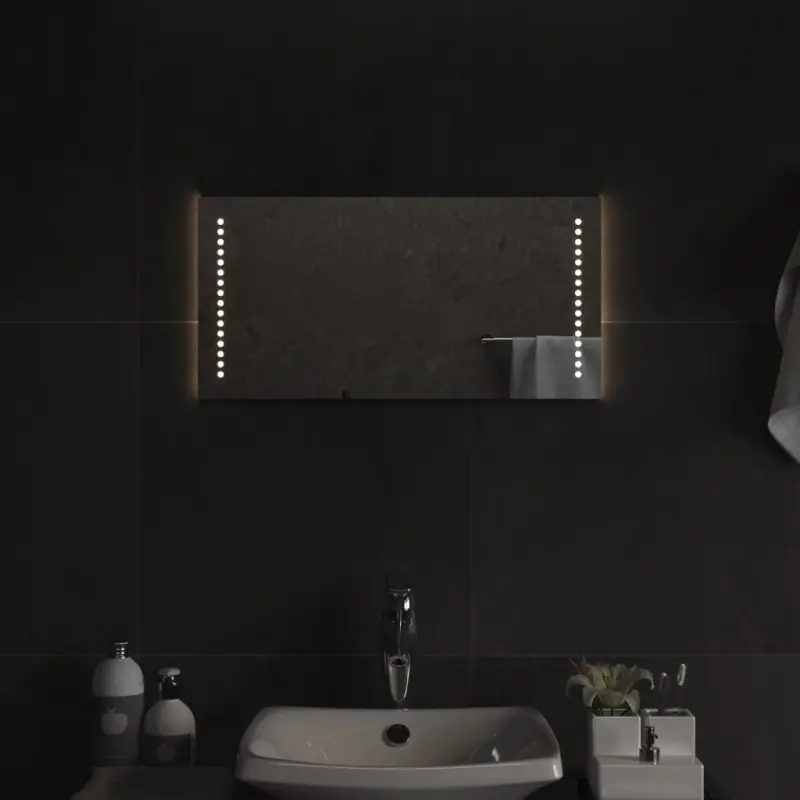 Lustro łazienkowe z LED, 30x60 cm