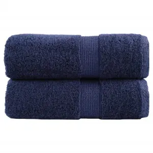 Ręczniczki premium, SOLUND, 2 szt., granatowe, 30x50 cm, 600 g/m²