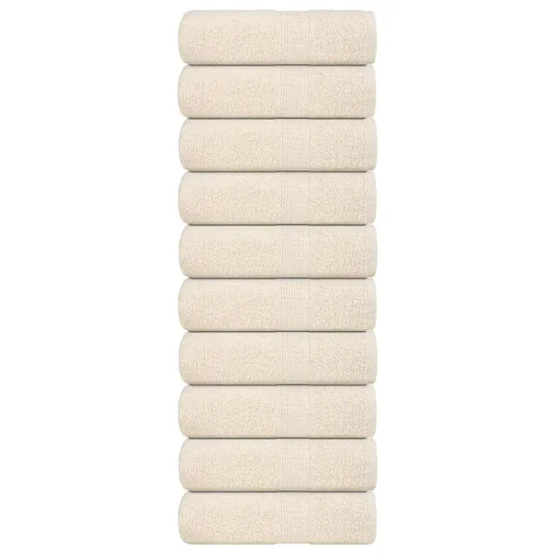 Ręczniki, FROGN, 10 szt., kremowe, 30x30 cm, 360 g/m²