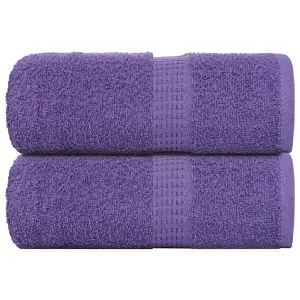 Ręczniki mydlane FROGN 2 szt. Fioletowe 30x30 cm 360 g/m²
