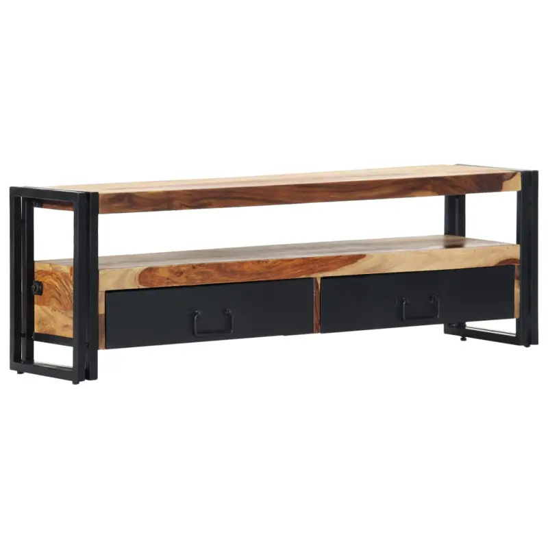Szafka pod TV, 120 x 30 x 40 cm, lite drewno akacjowe