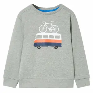 Bluza dziecięca, jasne khaki melanżowe, 104