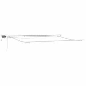 Rama markizy Ze LED Lights Biały 450 × 300 cm Aluminium