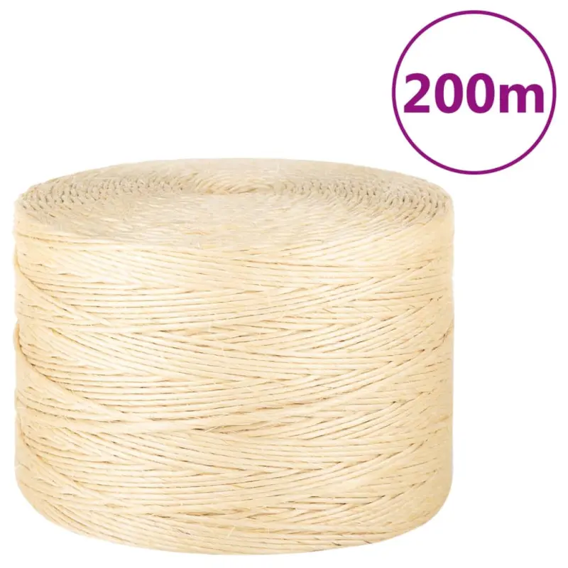 Sznur, sizal 100%, 3 mm, 200 m