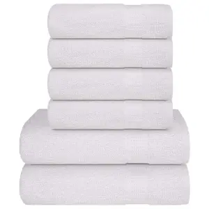 6-cz. zestaw ręczników, FROGN, biały, 360 g/m²