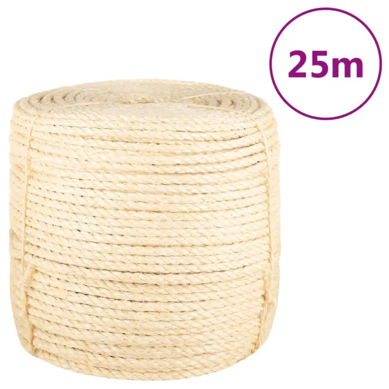 Sznur, sizal 100%, 8 mm, 25 m