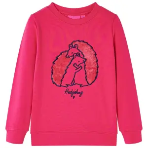 Bluza dziecięca, jaskrawy róż, 128