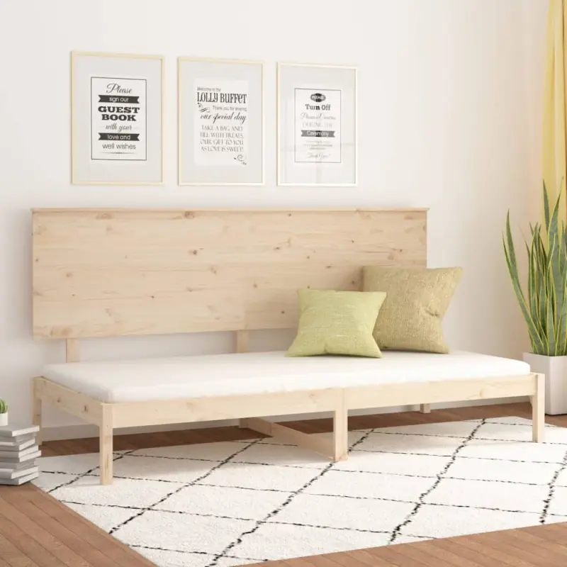 Łóżko dzienne bez materaca, 90x200 cm, lite drewno sosnowe