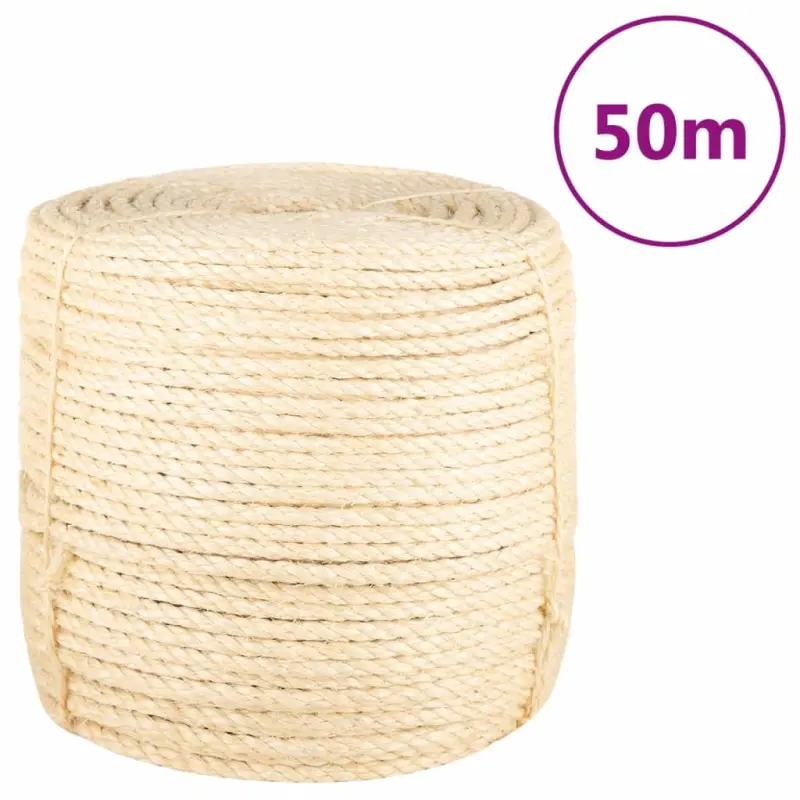 Sznur, sizal 100%, 8 mm, 50 m