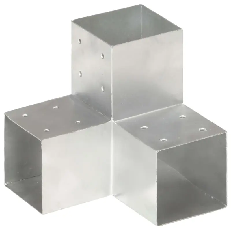 Łącznik w kształcie Y, galwanizowany metal, 101x101 mm