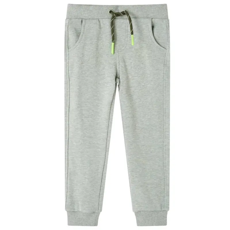 Dziecięce spodnie dresowe, jasne khaki, 128