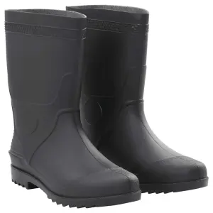 Kalosze, czarne, rozmiar 46, PVC