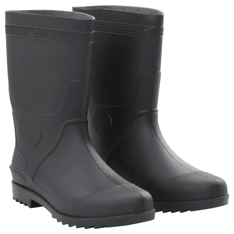 Kalosze, czarne, rozmiar 46, PVC