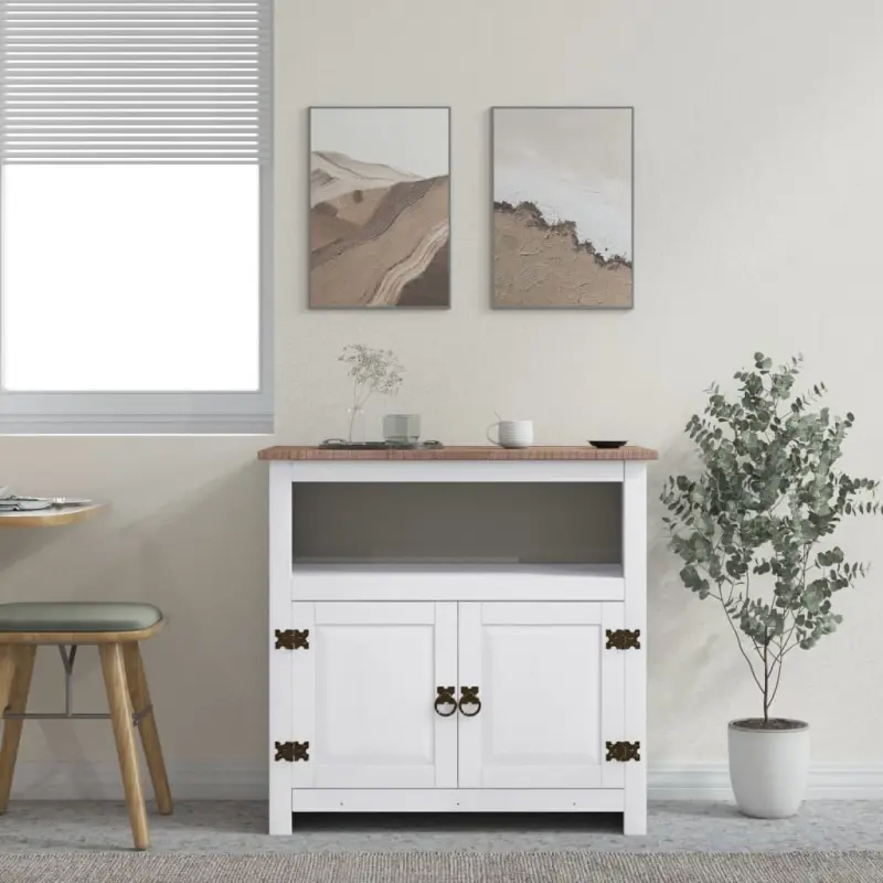 Szafka TV w meksykańskim stylu Corona, sosna, 80x43x78 cm