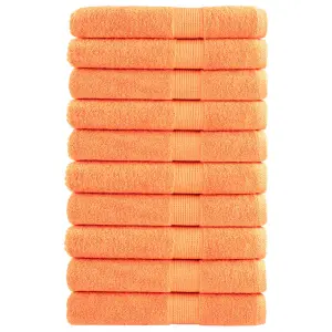 Ręczniki premium SOLUND 10 szt. pomarańczowe 100x200 cm