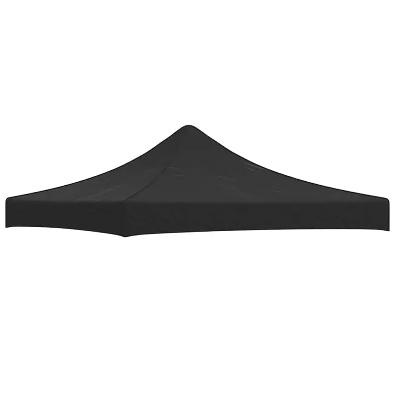 Dach namiotu imprezowego, 3 x 3 m, czarny, 270 g/m²