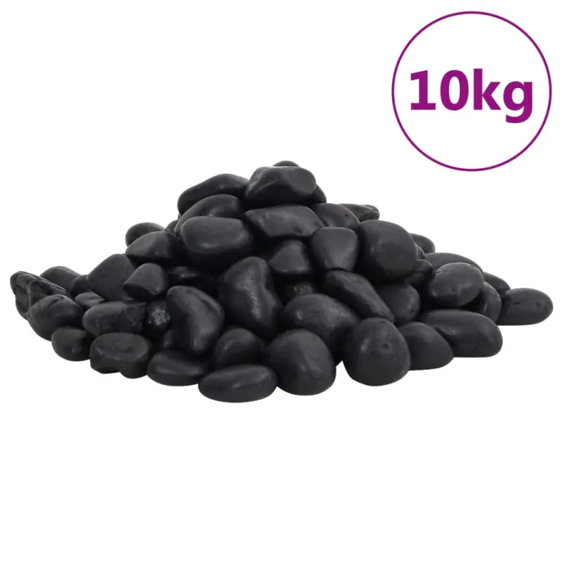Polerowane kamyki, 10 kg, czarne, 2-5 cm