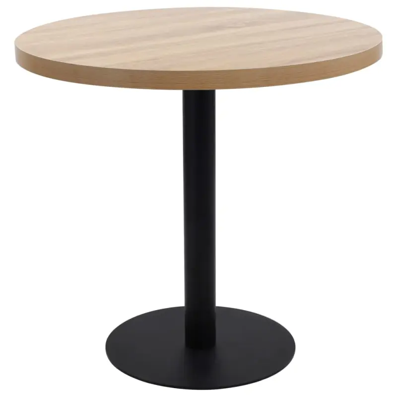 Stolik bistro, jasnobrązowy, 80 cm, MDF