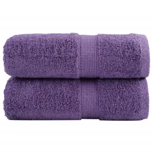 Ręczniki myjące Premium SOLUND 2 szt. Fioletowe 30x30 cm 600 gsm