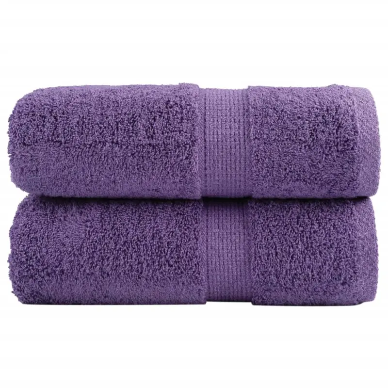 Ręczniki myjące Premium SOLUND 2 szt. Fioletowe 30x30 cm 600 gsm