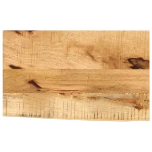 Blat stołu, 40x30x2,5cm, naturalna krawędź, surowe drewno mango