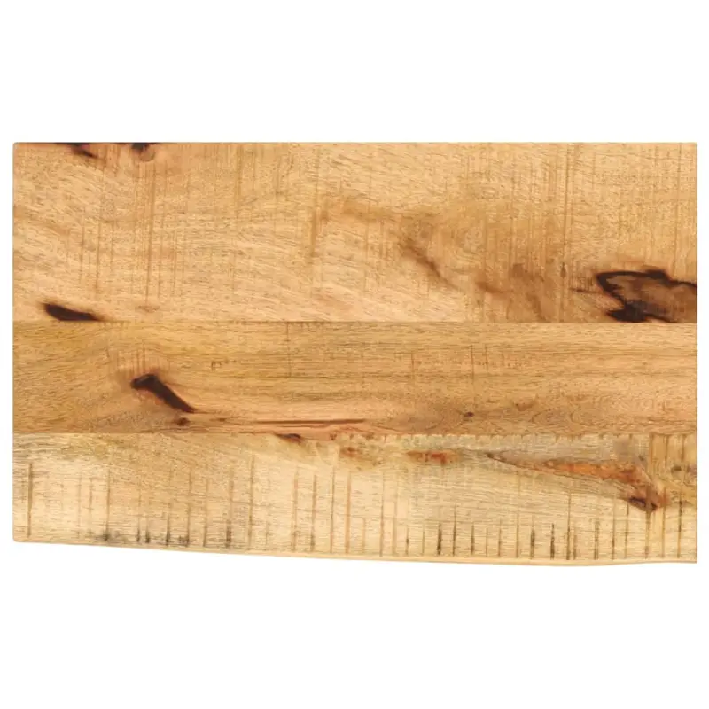 Blat stołu, 40x30x2,5cm, naturalna krawędź, surowe drewno mango