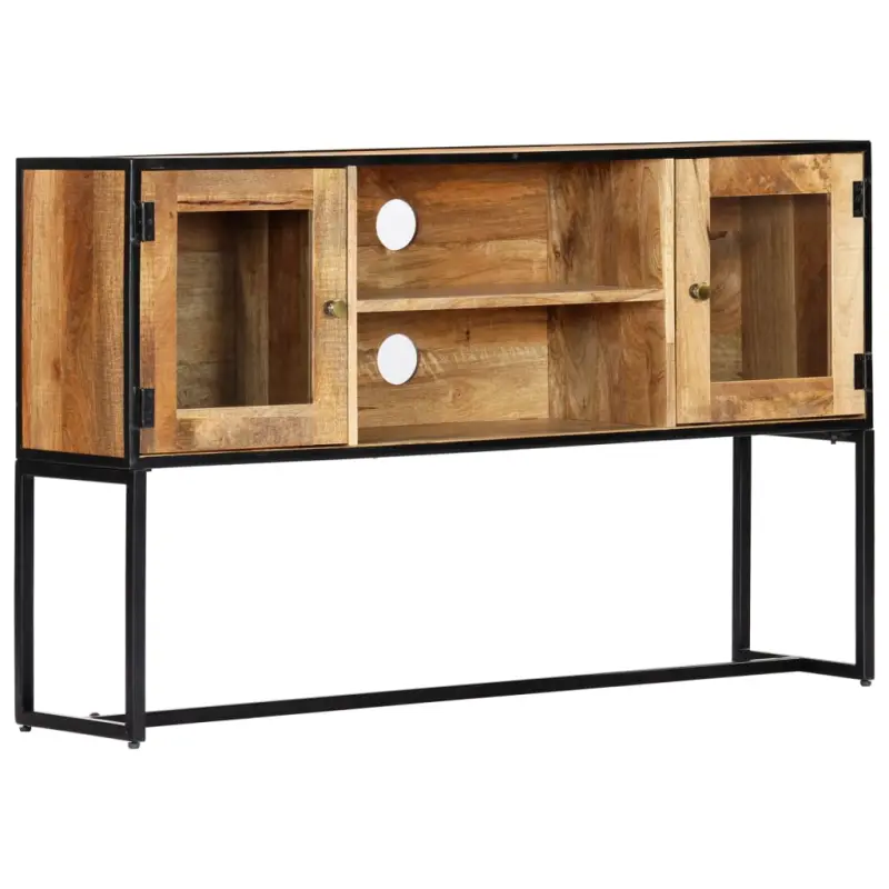 Szafka pod TV, 120 x 30 x 75 cm, lite drewno odzyskane