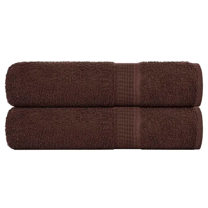 Ręczniki do rąk, FROGN, 2 szt., brązowe, 50x100 cm, 360 g/m²
