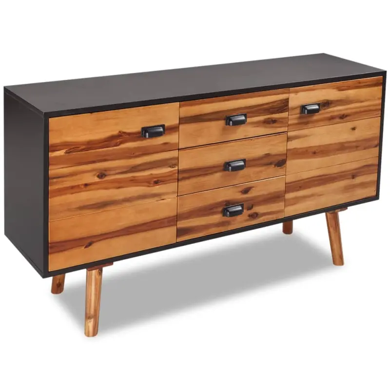 Szafka z drewna akacjowego 115 x 35 x 70 cm