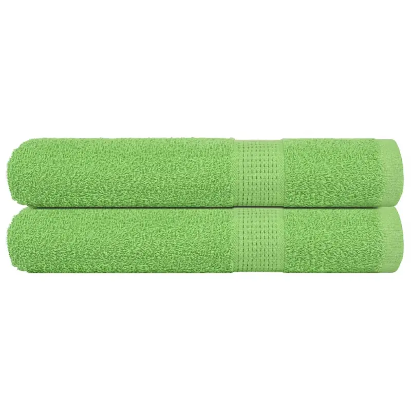 Ręczniki do sauny, FROGN, 2 szt, zielone, 80x200 cm, 360 g/m²