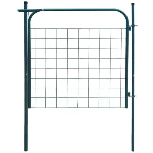 Brama ogrodowa 100x100 cm Zielona