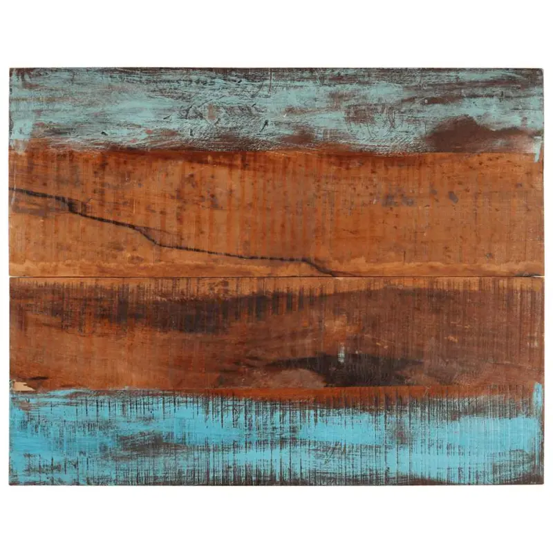 Prostokątny blat stołu 70x90 cm 25-27 mm, lite drewno z odzysku
