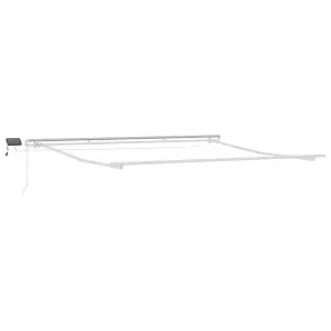 Rama markizy Ze LED Lights Biały 500 × 350 cm Aluminium