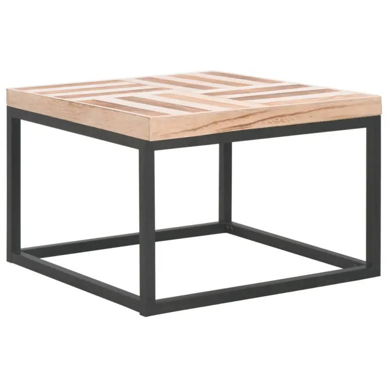 Stolik kawowy, 50 x 50 x 33,5 cm, lite drewno