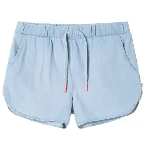 Szorty dziecięce, jasny niebieski denim, 140