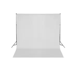 System zawieszenia tła z białym tłem 600 x 300 cm