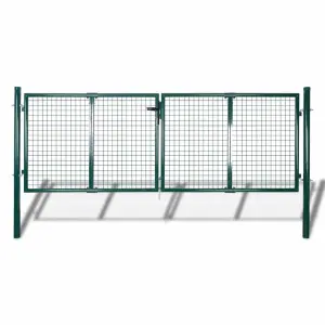 Ogrodowa brama ogrodowa z siatki, krata ścienna, 300x75 cm