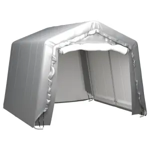 Namiot magazynowy, 300x300 cm, stal, szary