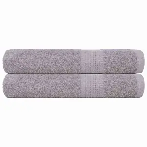 Ręczniki do sauny FROGN 2 szt. Szare 80x200 cm 360 g/m²