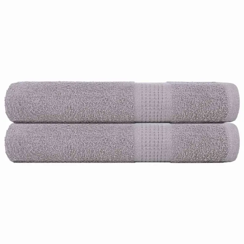 Ręczniki do sauny FROGN 2 szt. Szare 80x200 cm 360 g/m²