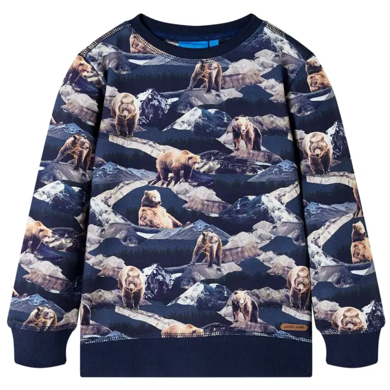 Bluza dziecięca, granatowa, 140
