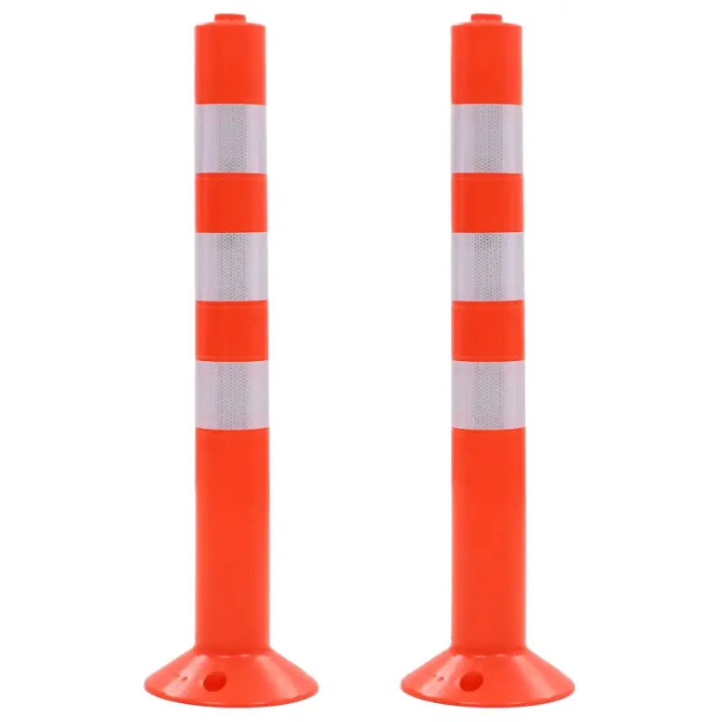 Słupki drogowe z plastiku, 2 szt., 75 cm