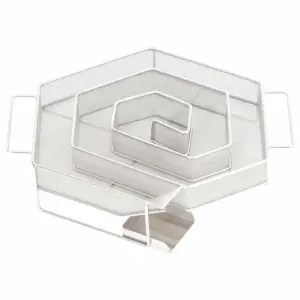 Generator zimnego dymu, sześciokątny, 22,5 cm, stal nierdzewna