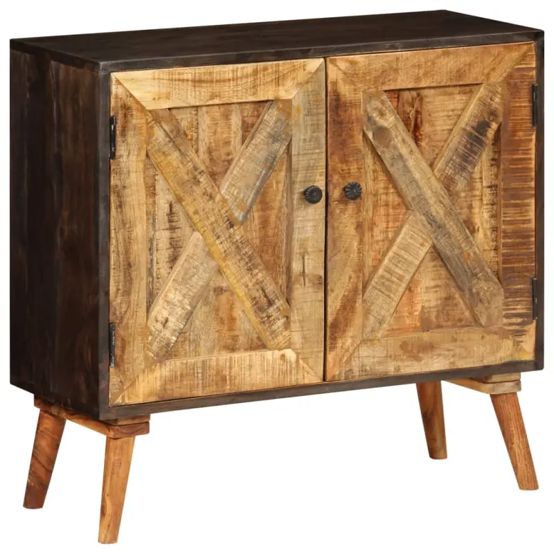 Szafka z litego drewna mango, 85 x 30 x 75 cm