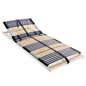 Stelaż do łóżka z 42 listwami, 7 stref, 80 x 200 cm